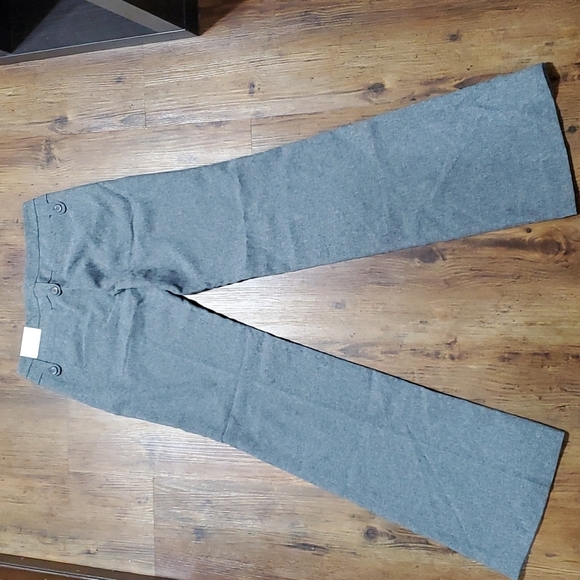 Suzy new with tags straight leg grey trouser pants - Picture 10 of 11